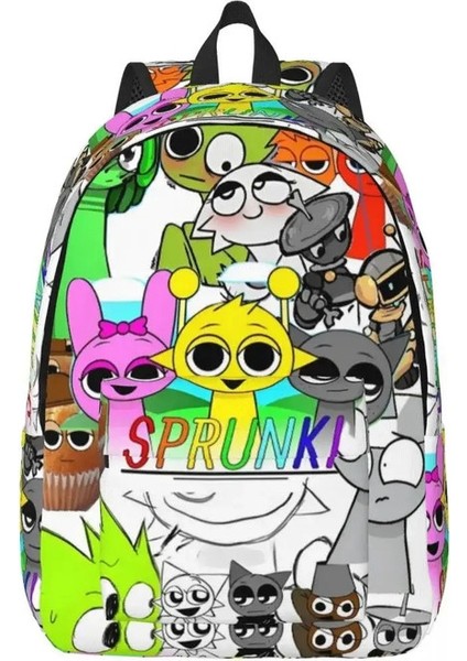 Beats Komik Sprunki Oyun Sırt Çantası Erkekler Kadınlar Genç Okulu Iş Gündüz Çantası Inanılmaz Müzik Dizüstü Bilgisayar Omuz Çantası Hediye Renk: 5/beden: Çocuklar Için (Yurt Dışından)