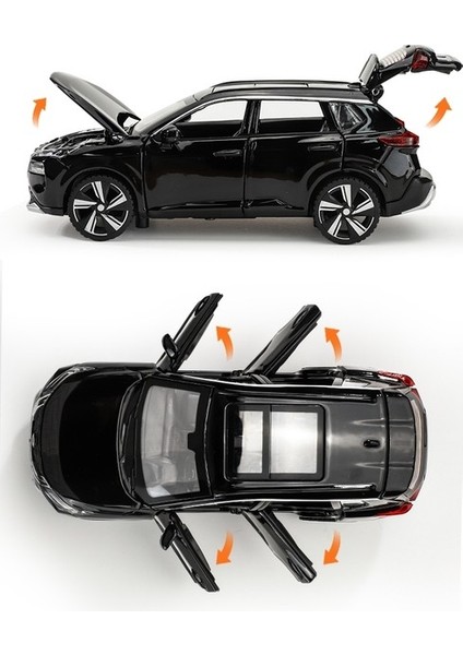Cacao 1/32 Nissan Trail Suv Minyatür Döküm Oyuncak Araba Modeli Kapısı Açılabilir (Yurt Dışından) modelleri