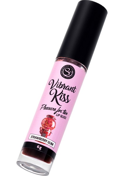 Vipmarketim Secret Play Lip Gloss Vibrant Kiss' Çilekli Sakız Aromalı Dudak Parlatıcı, 6 gr modelleri