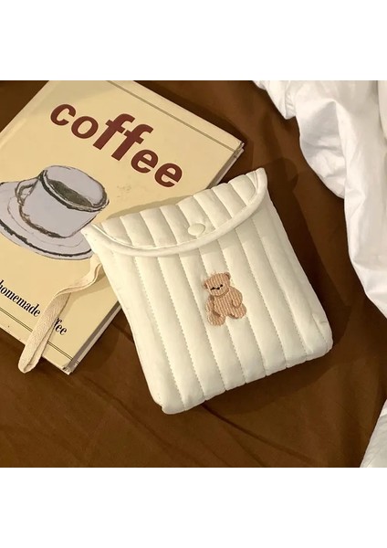 Sevimli Sıhhi Peçeteler Menstrauation Havlu Depolama Çantası Taşınabilir Mini Öğrenci Tampon Aylık Çanta Depolama Bagcolor: Küçük Ayı (Yurt Dışından)