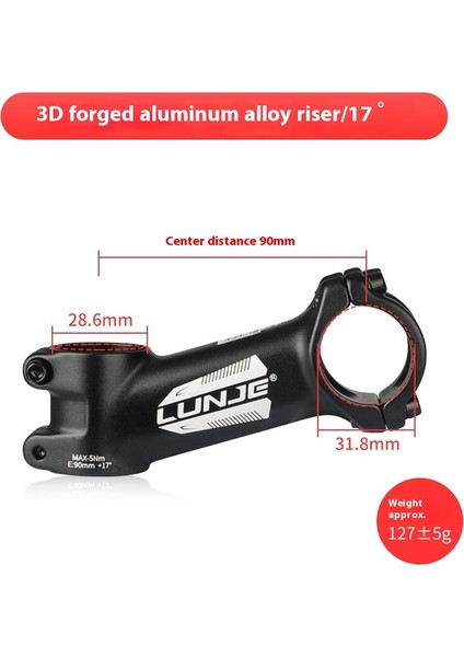 Dağ Bisikleti Gidon Yükseltici Yükseltici Speedway Kısa Gidon 31.8 * 45MM Bisiklet Aksesuarları (Yurt Dışından)