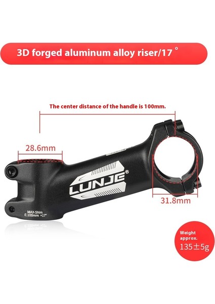 Dağ Bisikleti Gidon Yükseltici Yükseltici Speedway Kısa Gidon 31.8 * 45MM Bisiklet Aksesuarları (Yurt Dışından)