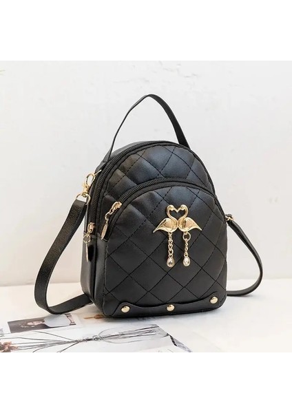 Rilibegan Kadın Moda Sırt Çantası Ins Yeni Stil Kadın Çanta Eğlence Mini Moda Kadınlar Sırt Çantaları Telefon Paketleri Mini Backpackcolor: Pembe (Yurt Dışından)