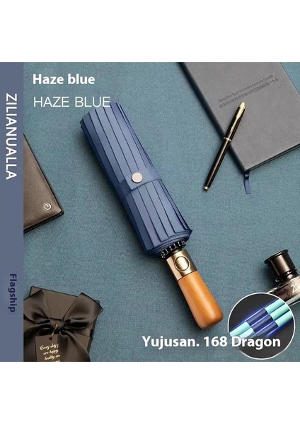 Tam Otomatik Şemsiye Güneşli ve Yağmurlu Çift Kullanımlı Erkek Kadın Güneş Koruyucu Katlanır Şemsiye (Yurt Dışından)