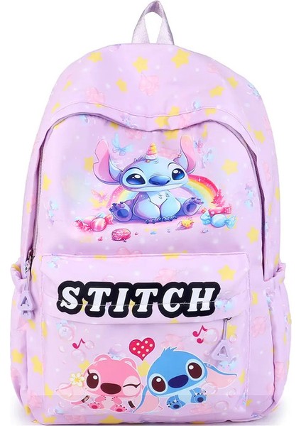 Dikiş Sırt Çantası, Büyük Kapasiteli Öğrenci Gün Çantası, Okula Dönüş Sezonu Için Gerekli, Okul ve Hafif Seyahat Rengi Için Uygun (Yurt Dışından)