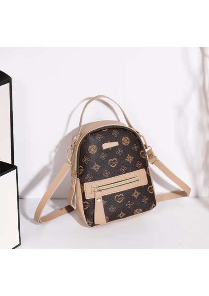 Şık Sırt Çantası Kadın Çanta Taze Tatlı Öğrenci Okul Çantası Sırt Çantası Renk: Haki (Yurt Dışından)