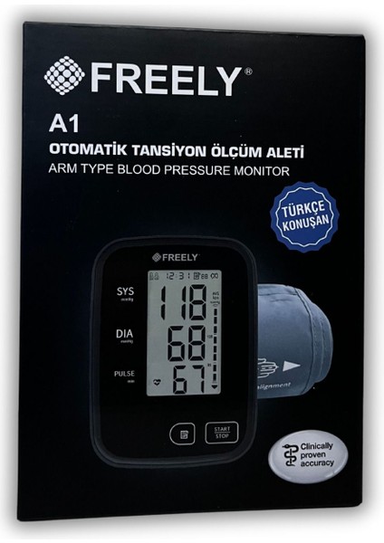 A1 Türkçe Konuşan Otomatik Tansiyon Ölçüm Aleti