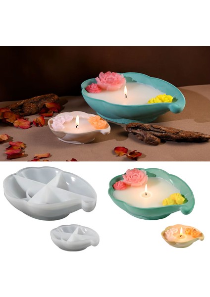 Epoksi Deniz Kabuğu Tealight Mumluk Ev Dekorasyonu Silikon ve Taş Tozu Kalıbı fiyatları