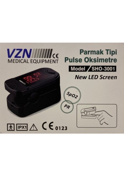 SHO-3001 Parmak Tipi Pulse Oksimetre Saturasyon