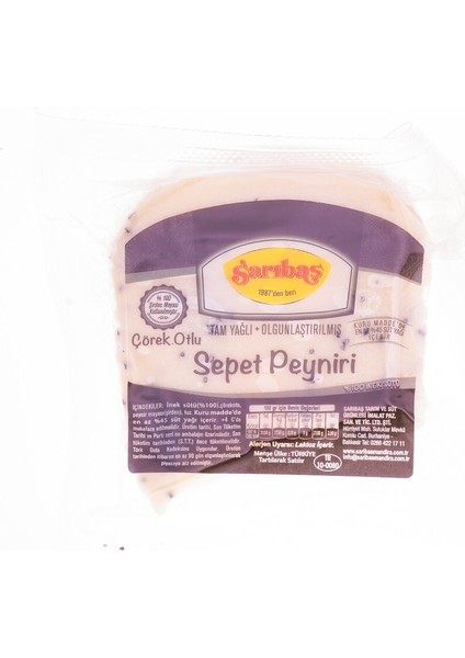 Çörekotlu Sepet Peyniri̇ 350 Gr