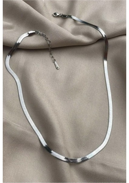 Steel Hasır Yassı Italyan Zincir Paslanmaz Çelik Kolye fiyatları