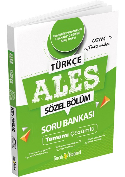 2026 Ales Sözel Soru Bankası Tamamı Çözümlü