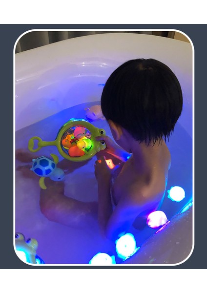 Çocuk Banyo Banyo Indüksiyon Işık Hayvan Su Oyuncakları (Yurt Dışından) fiyatları