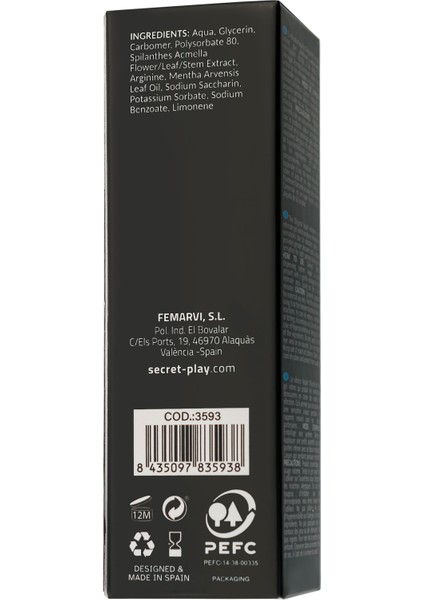 Masaj Jeli Titreşim Efektli, 15 ml