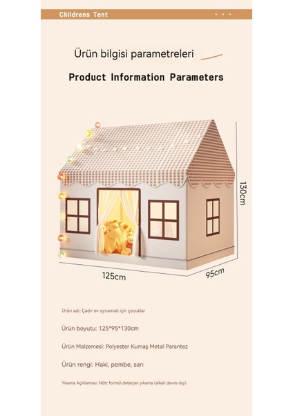Çocuk Kapalı Çocuk Kız Prenses Küçük Ev Oyun Evi Çadır (Yurt Dışından) indirimleri