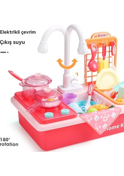 Çocuk Simülasyon Bulaşık Makinesi Bulaşık Lavası Dolaşım Su Mutfak Oyuncakları (Yurt Dışından) fiyatları