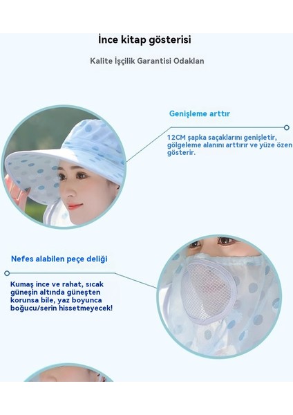 Yaz Aylarında Tam Yüz Güneşten Korunma (Yurt Dışından) modelleri