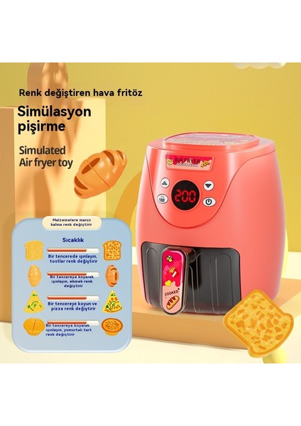 Çocuk Simülasyonu Akıllı Hava Fritöz Oyuncak (Yurt Dışından) fırsatları