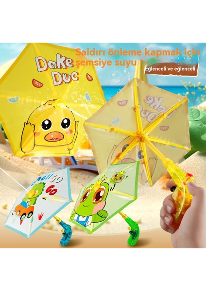 Açık Yaz Basın Karikatür Ördek Şemsiye Su Tabancası Oyuncak (Yurt Dışından) modelleri
