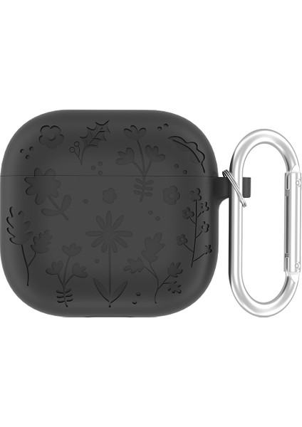 Düz Renk Silikon Için Airpods 1/2 Nesil Kanca ile Bluetooth Kulaklık Kılıfı (Yurt Dışından)