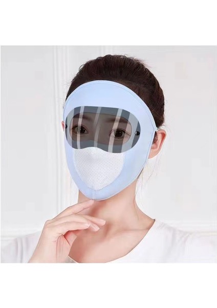 Anti-Ultraviyole Bisiklet Rüzgar ve Toz Buz Tel Nefes Güneş Maskesi (Yurt Dışından)