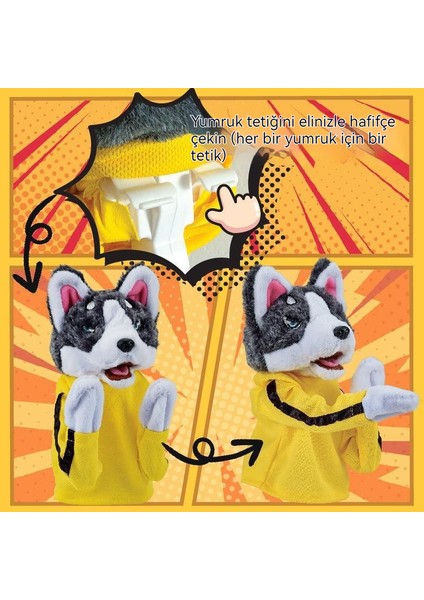 Çocuk Peluş Boks Husky Bebek Interaktif Eğitici Oyuncak (Yurt Dışından) indirimleri