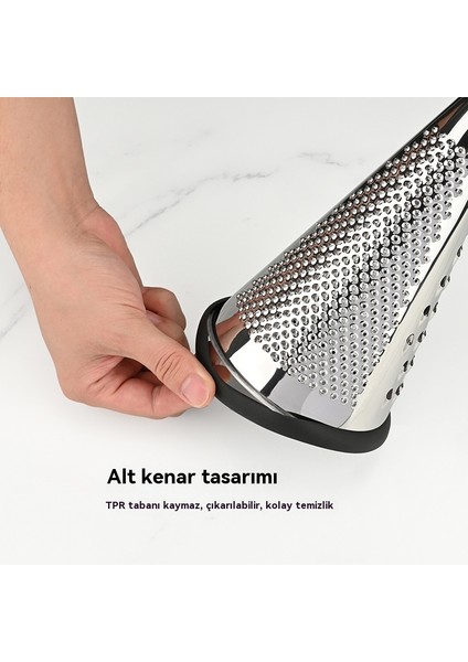 Mutfak Paslanmaz Çelik Dikey Konik Çok Fonksiyonlu Kavun Meyve ve Sebze Üç Taraflı Silici (Yurt Dışından) fırsatları