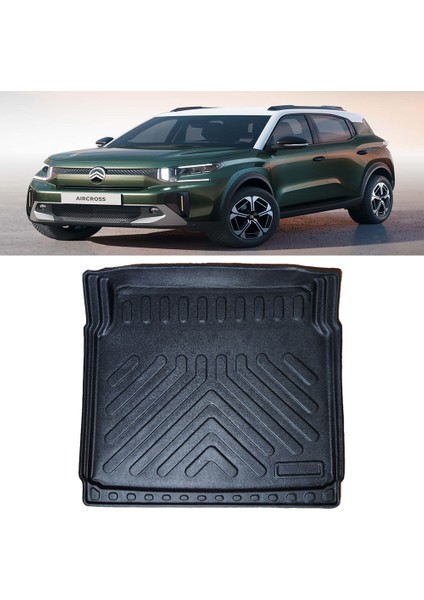 Citroen C3 Aircross Elektrikli Sabit Alt Zemin 2025 ve Sonrası 3D Bagaj Havuzu
