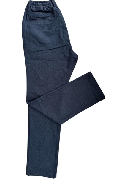 Lacivert Dokuma Pamuklu Jogging Fit Erkek Pantolon fırsatları
