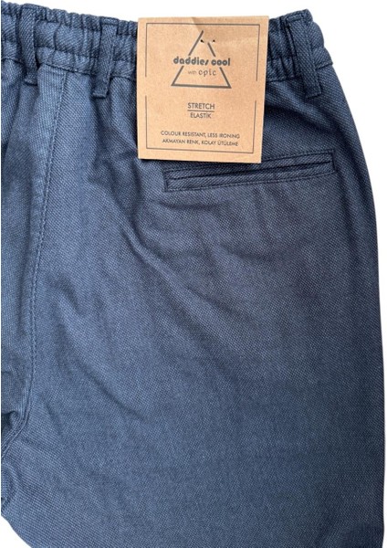 Lacivert Dokuma Pamuklu Jogging Fit Erkek Pantolon indirimleri