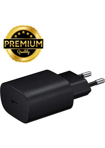 Samsung Galaxy A05S A15 A23 A24 A25 Uyumlu Şarj Adaptörü Süper Hızlı Type-C 25W Pd Adaptörü(Başlık)