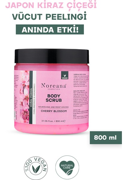 Japon Kiraz Çiçeği 800ML Scrub Peeling Salon Boy Koyu Leke&nemlendirici fiyatları