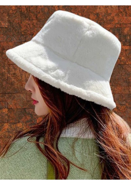 Kadın Peluş Bucket Şapka modelleri