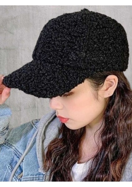 Kadın Peluş Teddy Kep Şapka modelleri