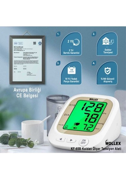 Koldan Ölçer Türkçe Konuşan Tansiyon Aleti KF-65B fiyatları