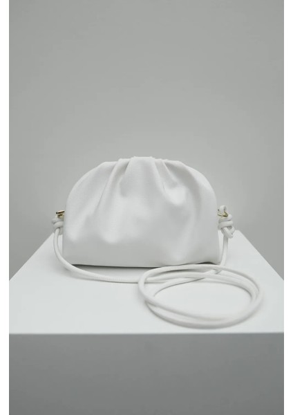 Dıvo Beyaz El ve Omuz Çantası