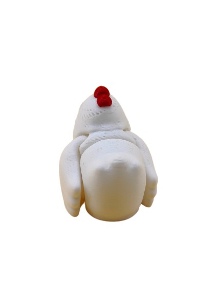 Tavuk Figür - 3D Sevimli Kümes Hayvanı