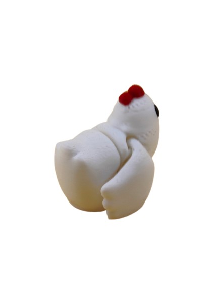 Tavuk Figür - 3D Sevimli Kümes Hayvanı