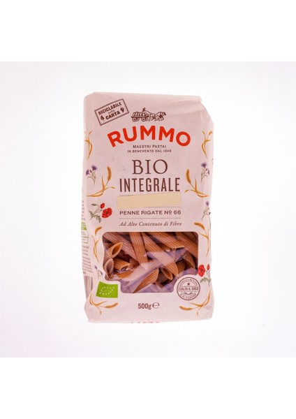 Bıo Integrale Kepekli Penne Rıgate No 66 500 gr