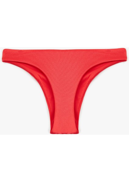 Parlak Yüksek Bel Brazilian Bikini Altı