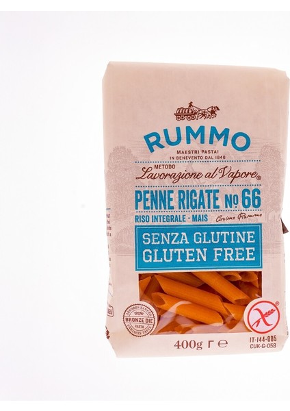 Gluten Free Penne Rıgate No 66 400 gr