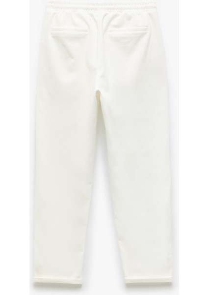 Katlamalı Paça Cep Detaylı Beli Bağcıklı Eşofman Pantolon fırsatları