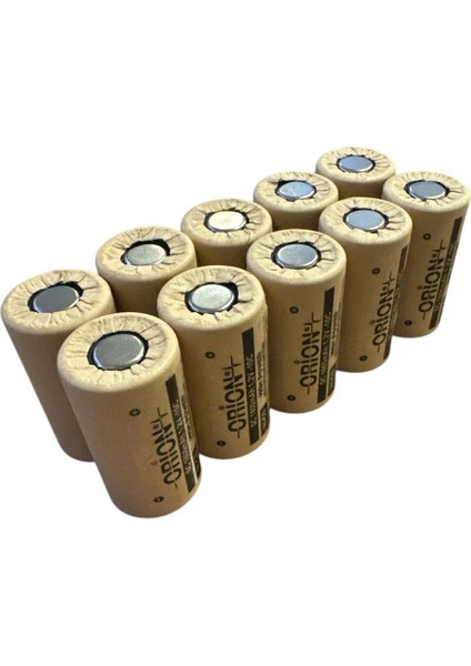 1.2V Ni-Cd Sc 1800MAH Şarj Edilebilir Pil - Hp - 10 Adet