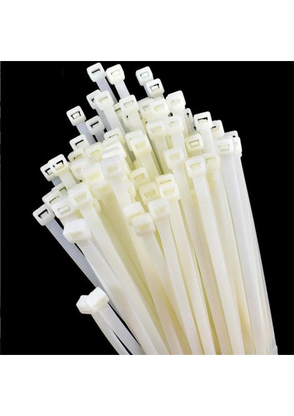 Kablo Bağı- Plastik Kelepçe - 3,6X150 mm - Cırt Kelepçe Beyaz 100’LÜ Paket