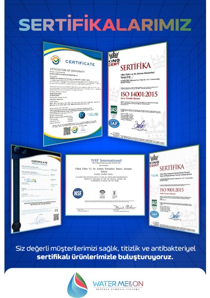 Açık Kasa Su Arıtma Cihazı 10 Inç 5 Mikron Sediment Spun Filtre (25 Adet)