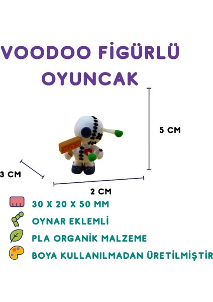 Voodoo Bebek - 3D Dekoratif Figür