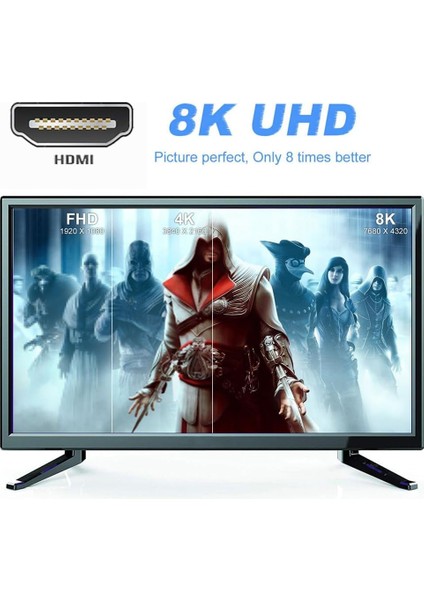 Erkek Çevirici Dönüştürücü Adaptör HDMI 8K Erkek - HDMI 2.1 Erkek UHD Uzatma Dönüştürücü Adaptör Desteği 8K 60hz HDTV fiyatları