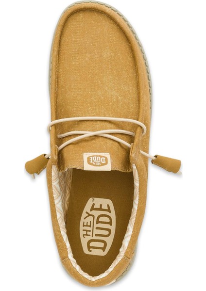 40700 Wally Stretch Canvas Hardal Erkek Ayakkabı