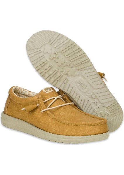 40700 Wally Stretch Canvas Hardal Erkek Ayakkabı