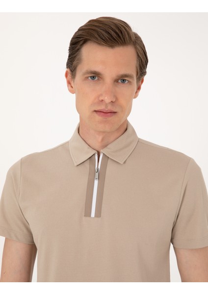 Erkek Grı Slim Fit Tişört 50302623-VR243 fiyatları
